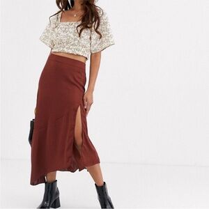 Free People Lola Midi Skirt